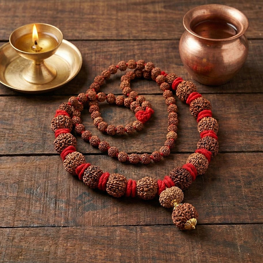 1 se 14 Mukhi Rudraksh Siddh Mala - Aditya Kundali
