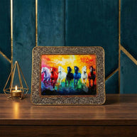 7 Rainbow Horses Frame - Aditya Kundali