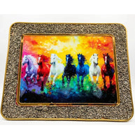 7 Rainbow Horses Frame - Aditya Kundali