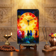 7 Running Rainbow Horses Clock - Aditya Kundali