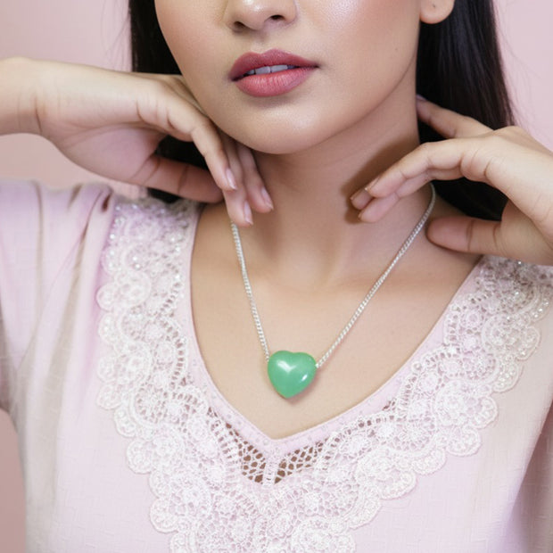 Green Aventurine Pendant by Aditya Kundli