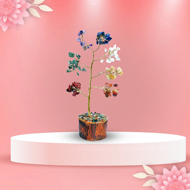 Abhimantrit Seven Chakra Crystal Tree
