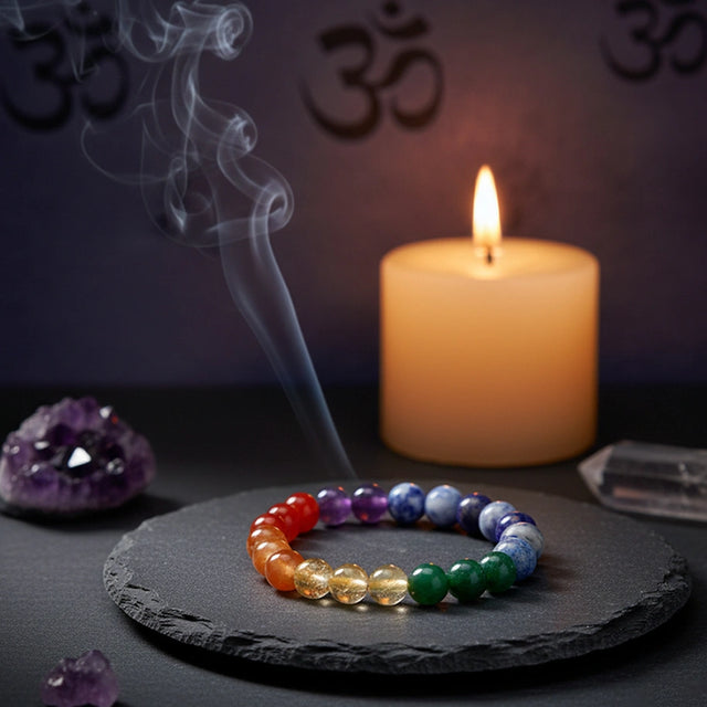 Abhimantrit 7 Chakra Bracelet By Aditya Kundli