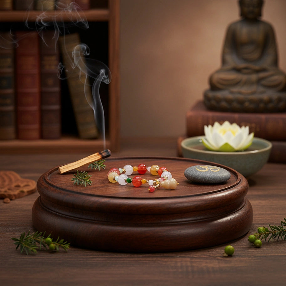 Abhimantrit Crystal Pixiu Pumpkin Bracelet By Aditya Kundli