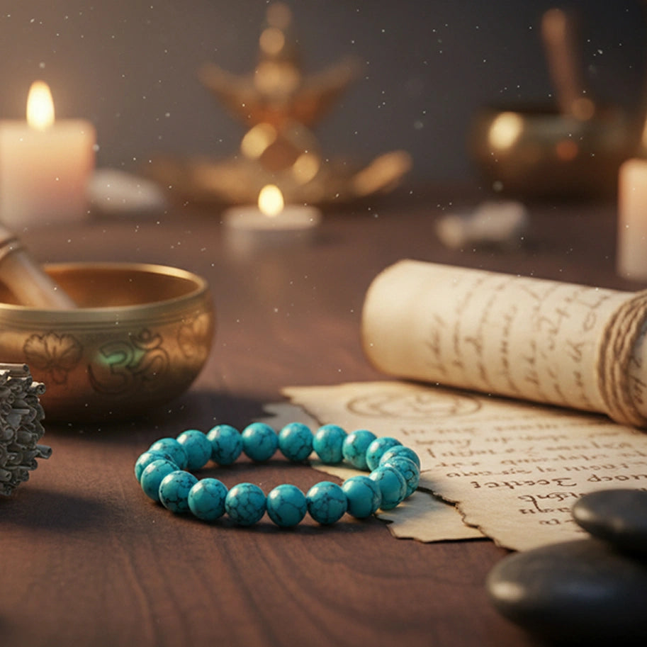 Abhimantrit Firoza Bracelet By Aditya Kundli