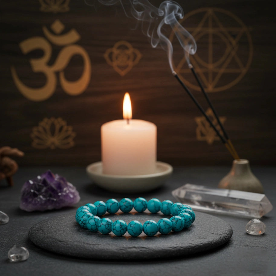 Abhimantrit Firoza Bracelet By Aditya Kundli