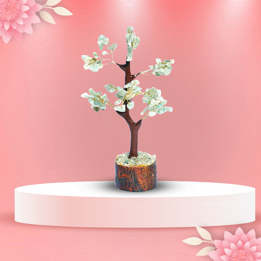 Abhimantrit White Seven Chakra Crystal Tree