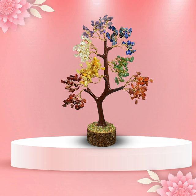 Seven Chakra Crystal Tree