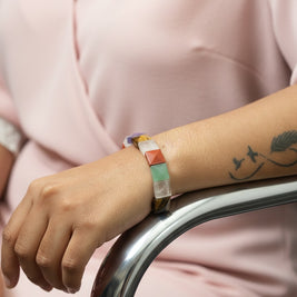 Abhimantrit Mix Crystal Band Bracelet By Aditya Kundli