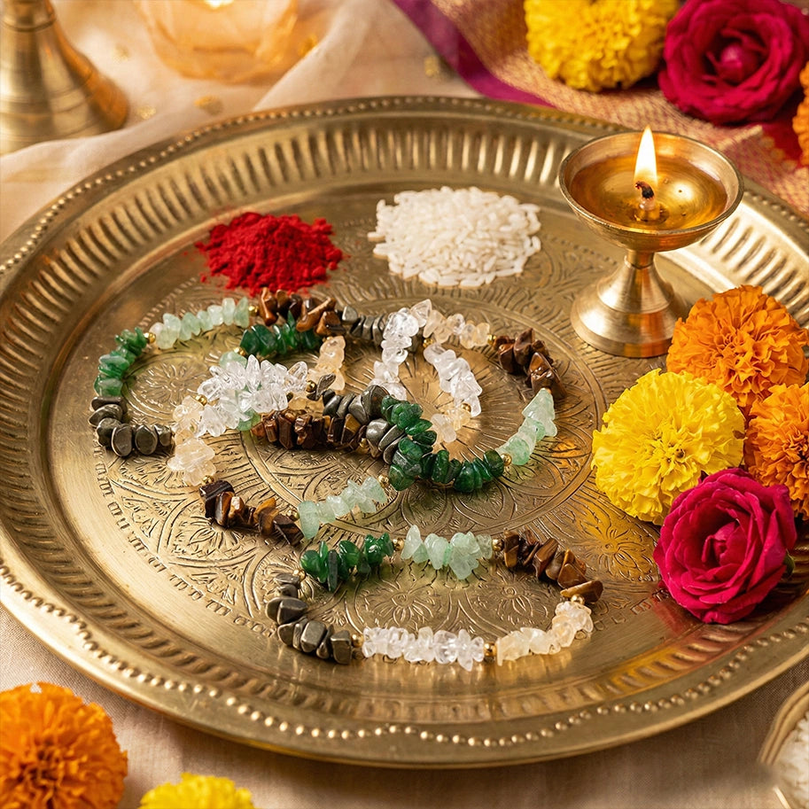 Natural Chips Dhan Yog Bracelet