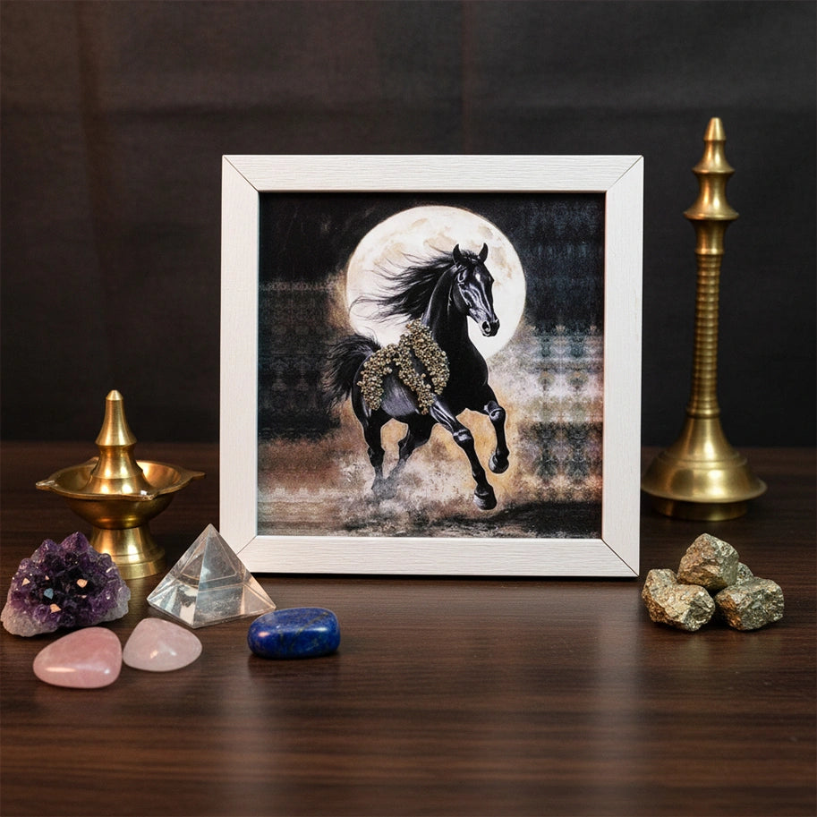 Pyrite Black Horses Frame