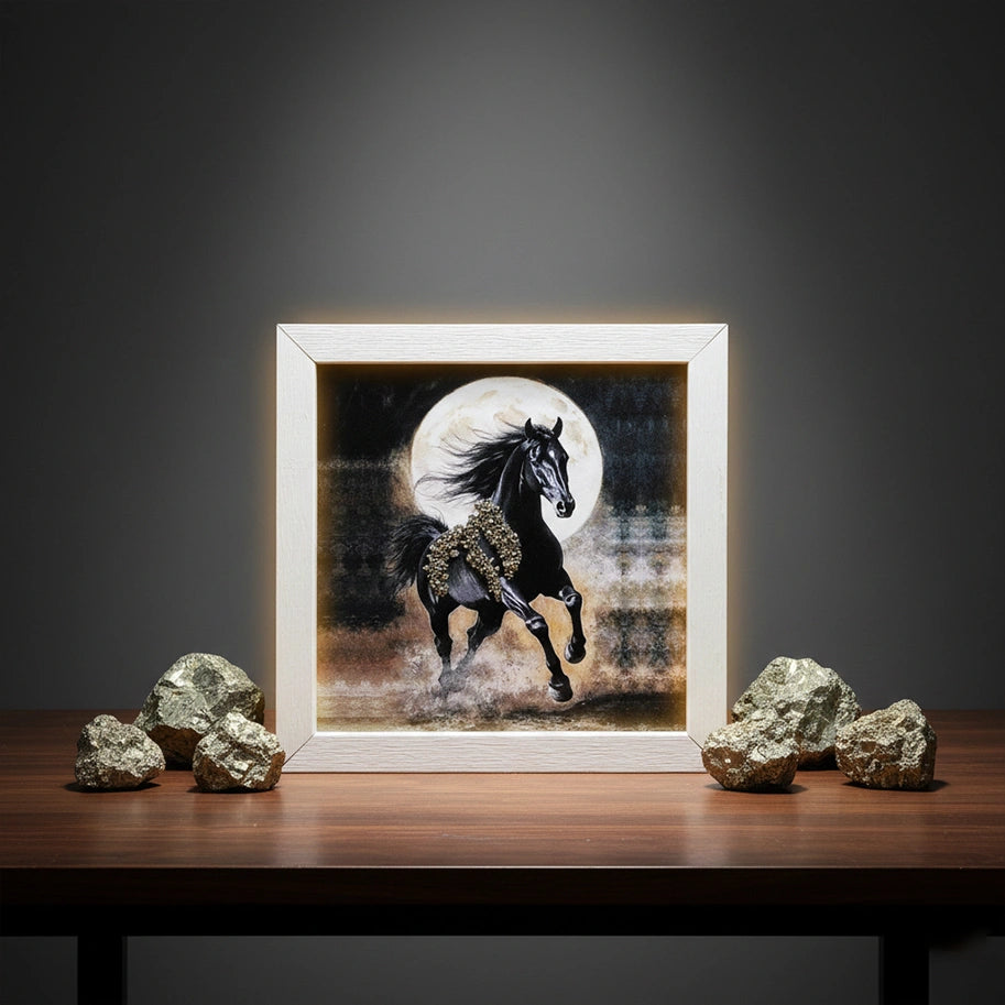 Pyrite Black Horses Frame