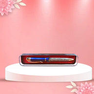 Abhimantrit Pyrite Pen, Blue & Gold