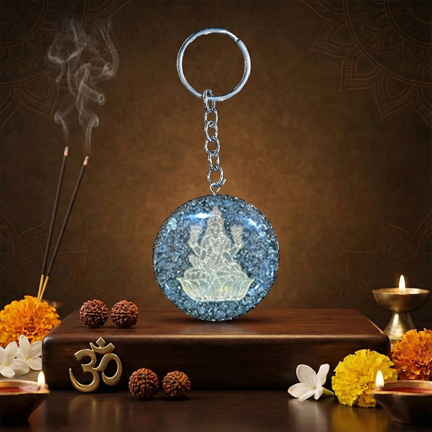 Pyrite Laxmi Keychain