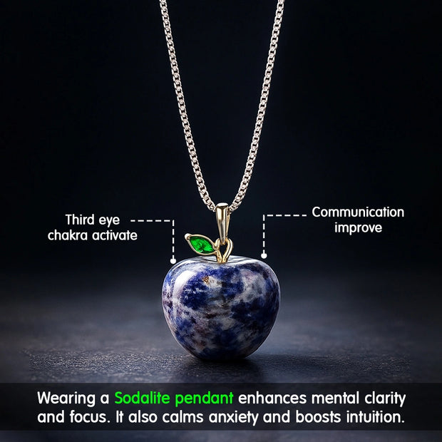 Sodalite Apple Pendant