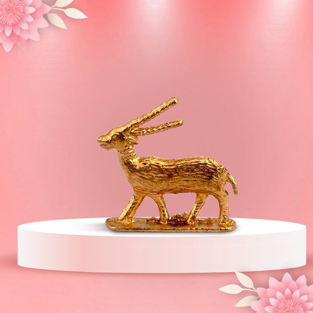 Abhimantrit 16 Dhatu Hiran/ Golden Hiran - By Aditya Kundli - Aditya Kundali