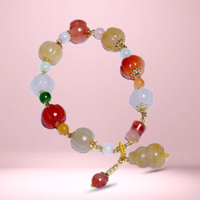 Abhimantrit Crystal Pixiu Pumpkin Bracelet - Aditya Kundali