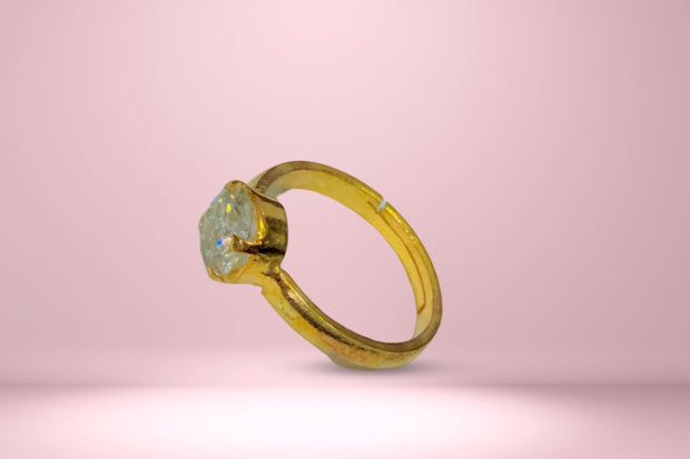 Abhimantrit Moissanite Stone ring - Aditya Kundali