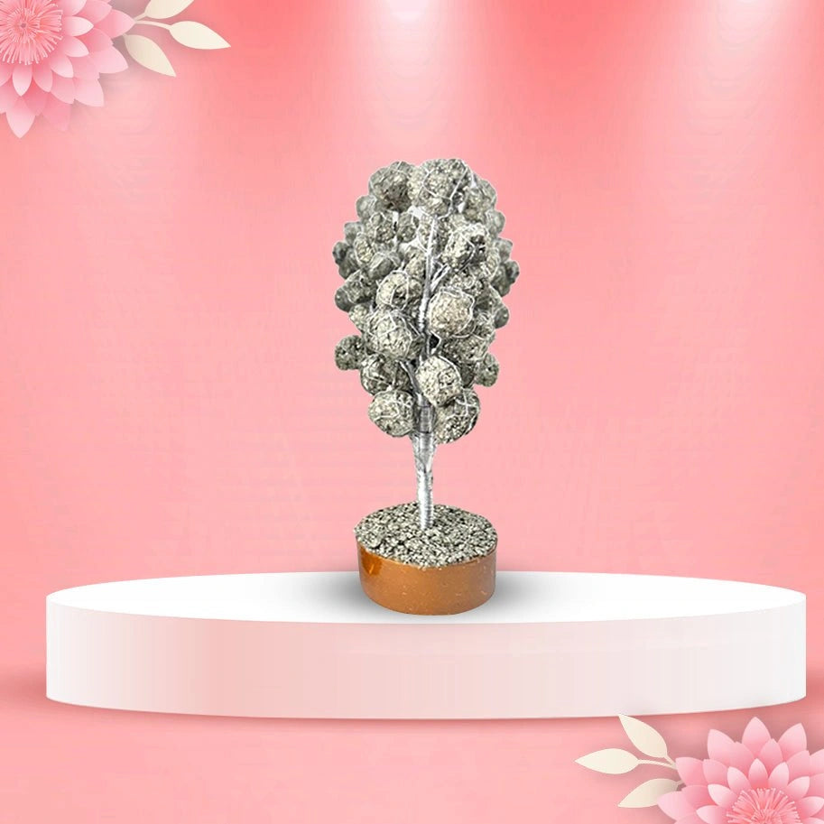 Abhimantrit Natural Pyrite Stone Trees