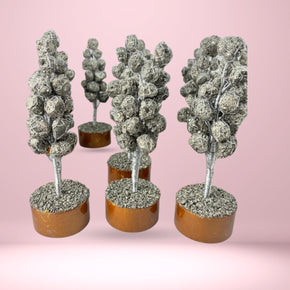 Abhimantrit Natural Pyrite Stone Trees - Aditya Kundali