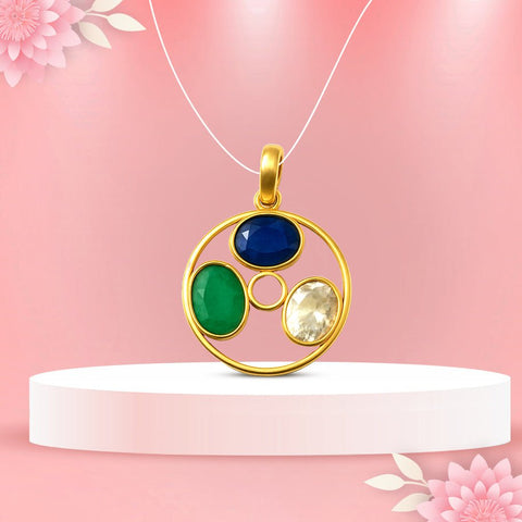 Abhimantrit Neelam, Panna, American Diamond - Aditya Kundali