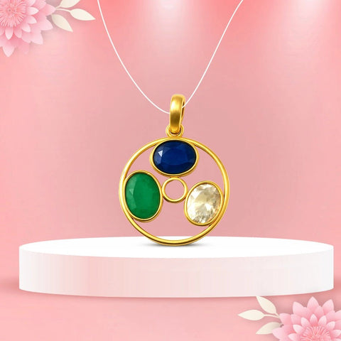 Abhimantrit Neelam, Panna, American Diamond