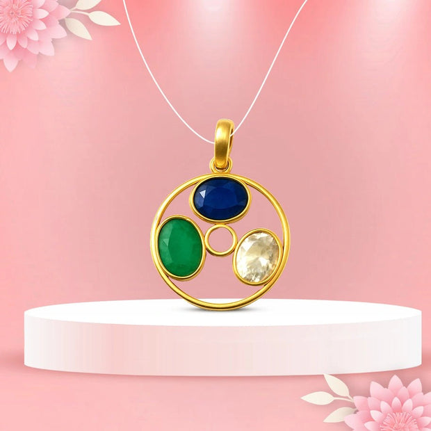 Abhimantrit Neelam, Panna, American Diamond