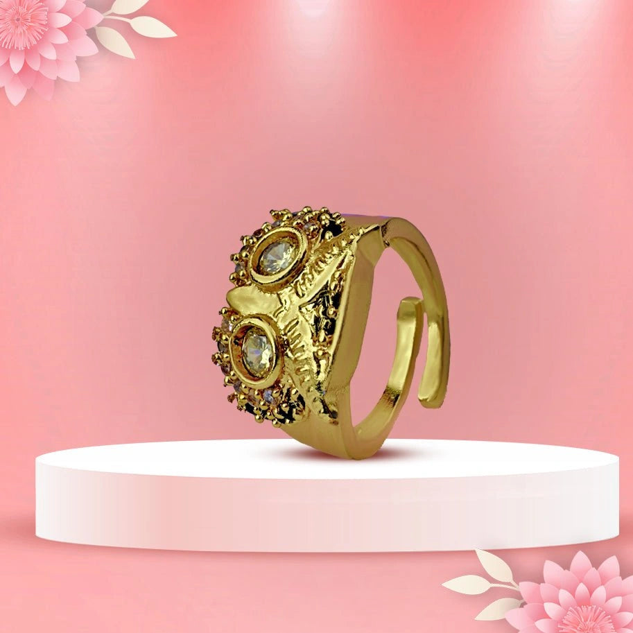 Abhimantrit Owl Ring By Aditya Kundli