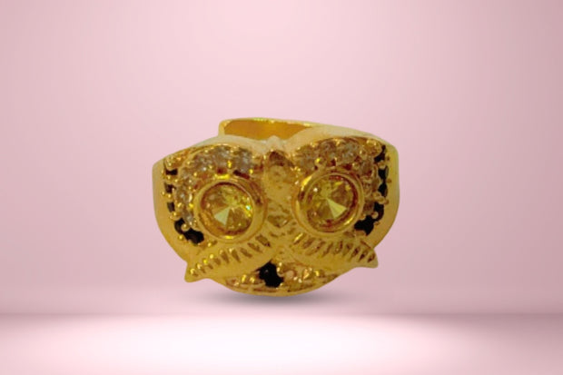 Abhimantrit Owl Ring - Aditya Kundali