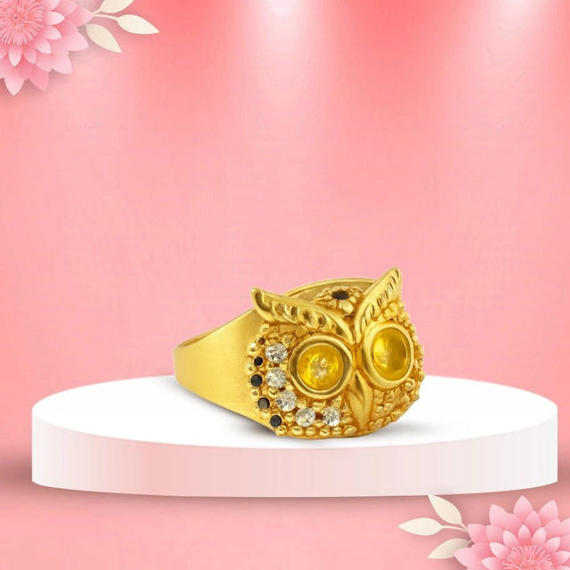 Abhimantrit Owl Ring By Aditya Kundli - Aditya Kundali
