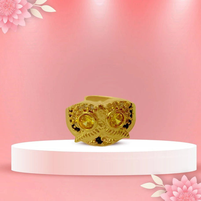 Abhimantrit Owl Ring By Aditya Kundli - Aditya Kundali