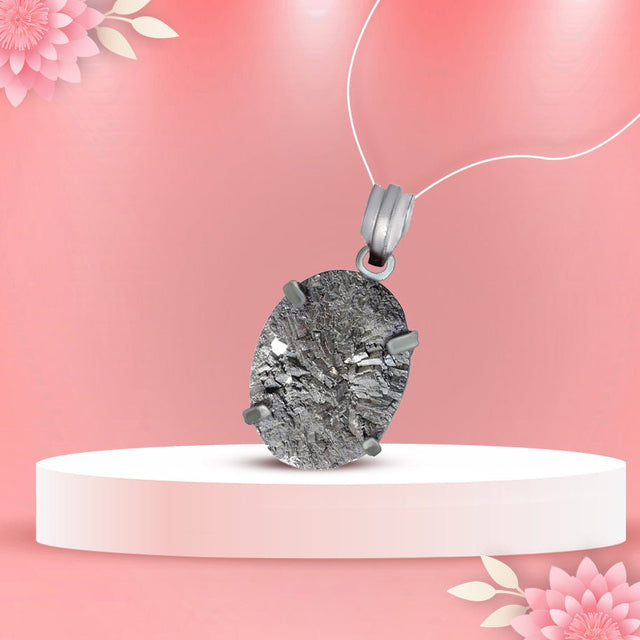 Abhimantrit Pyrite Gemstone Pendant - Aditya Kundali