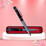 Abhimantrit Pyrite Pen, Black & Gold - Aditya Kundali