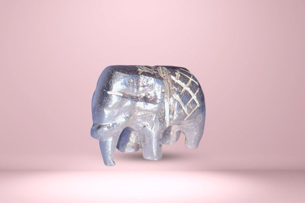 Abhimantrit Silvar Small Elephant - Aditya Kundali