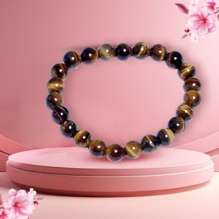 Abhimantrit Tiger Eye Bracelet - Aditya Kundali