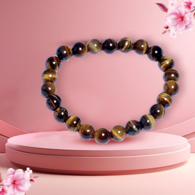 Abhimantrit Tiger Eye Bracelet - Aditya Kundali