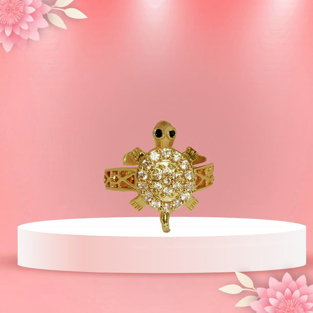Abhimantrit Tortoise Ring - Aditya Kundali