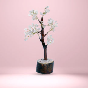 Abhimantrit White Seven Chakra Crystal Tree - Aditya Kundali