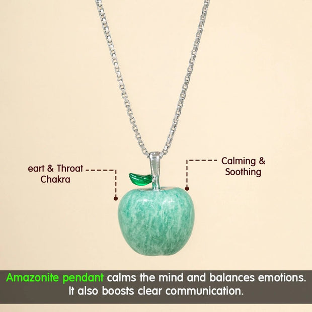 Amazonite Apple Pendant - Aditya Kundali