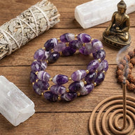 Amethyst Designer Cutting Bracelet - Aditya Kundali