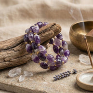 Amethyst Designer Cutting Bracelet - Aditya Kundali