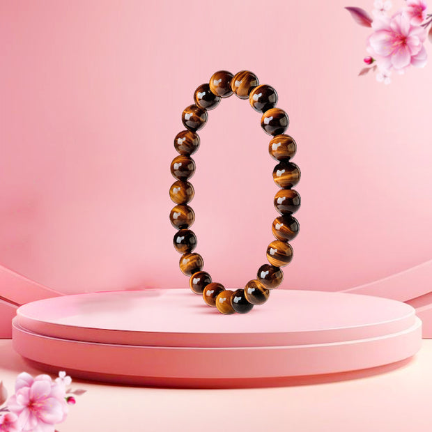 Abhimantrit Tiger Eye Bracelet By Aditya Kundli