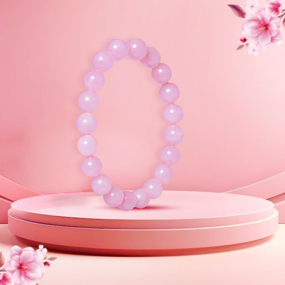 Abhimantrit Rose Quartz Bracelet By Aditya Kundli