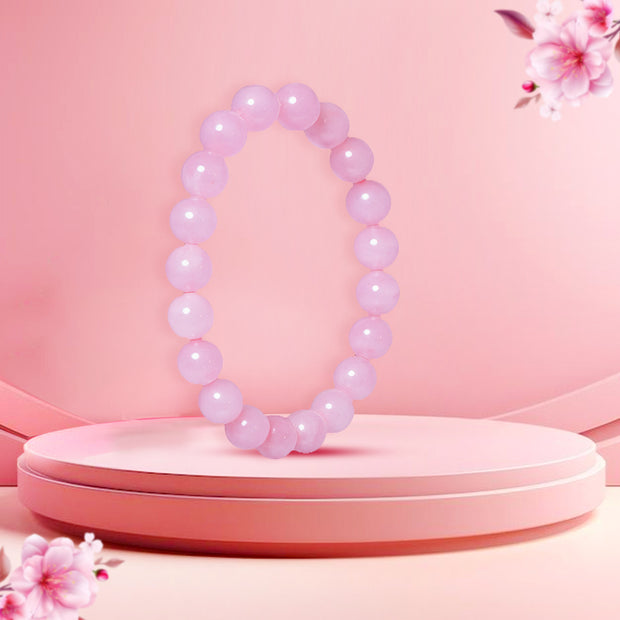 Abhimantrit Rose Quartz Bracelet By Aditya Kundli