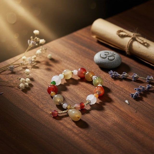 Crystal Pixiu Pumpkin Bracelet - Aditya Kundali