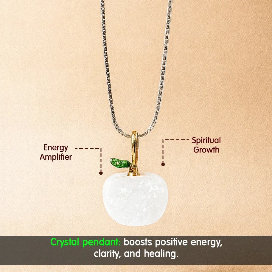 Crystal Apple Pendant