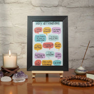 Daily Affirmations Frame - Aditya Kundali