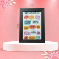 Daily Affirmations Frame - Aditya Kundali