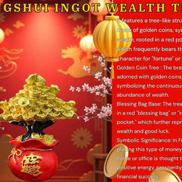 Feng Shui Ingot Wealth Coin Tree - Aditya Kundali