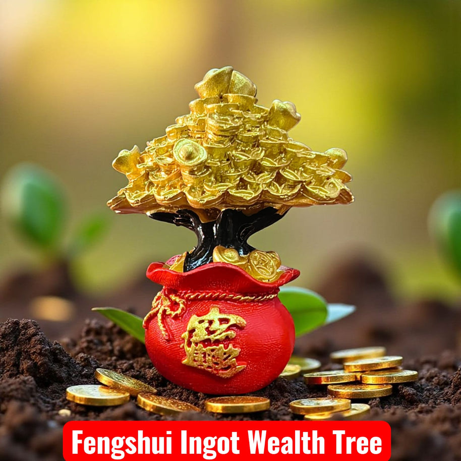 Feng Shui Ingot Wealth Coin Tree by Aditya Kundli - Aditya Kundali
